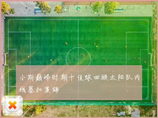 小斯巅峰时期十佳球回顾太阳队内线暴扣集锦