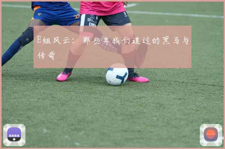 E组风云：那些年我们追过的黑马与传奇